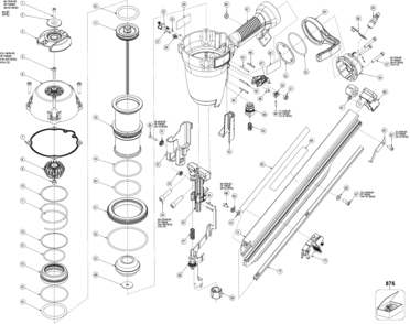Part Location Diagram of 9R199765 DeWALT O-RING